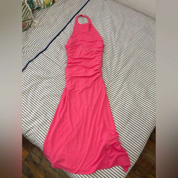 Zara Open Back Halter Dress sz M - Picture 2 of 10